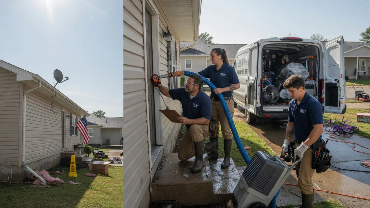 Ceiling Water Damage Restoration in Cooksville, IL near me