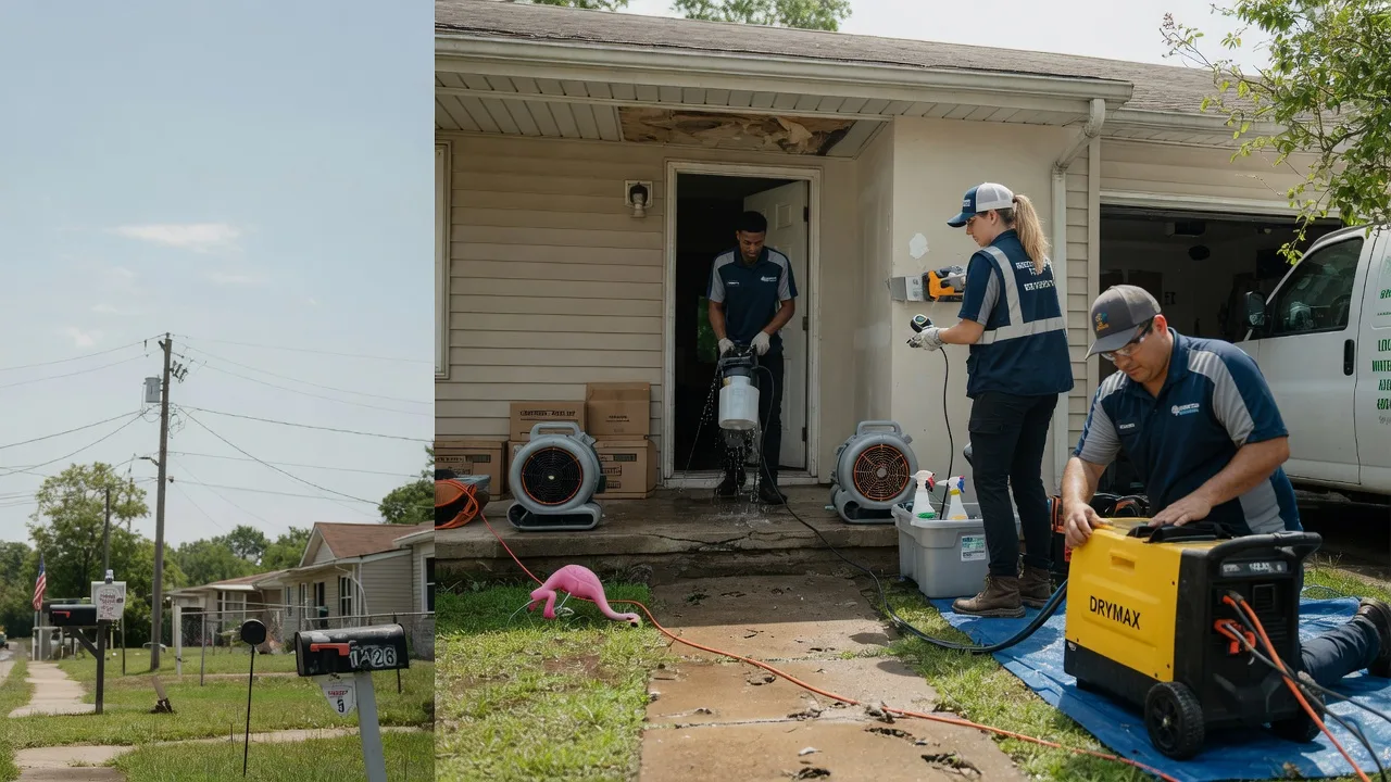 Storm Damage Water Removal in Cooksville, IL near me